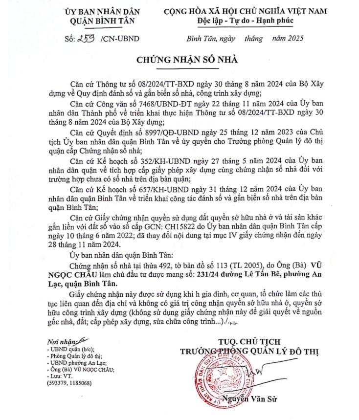 Giấy chứng nhận