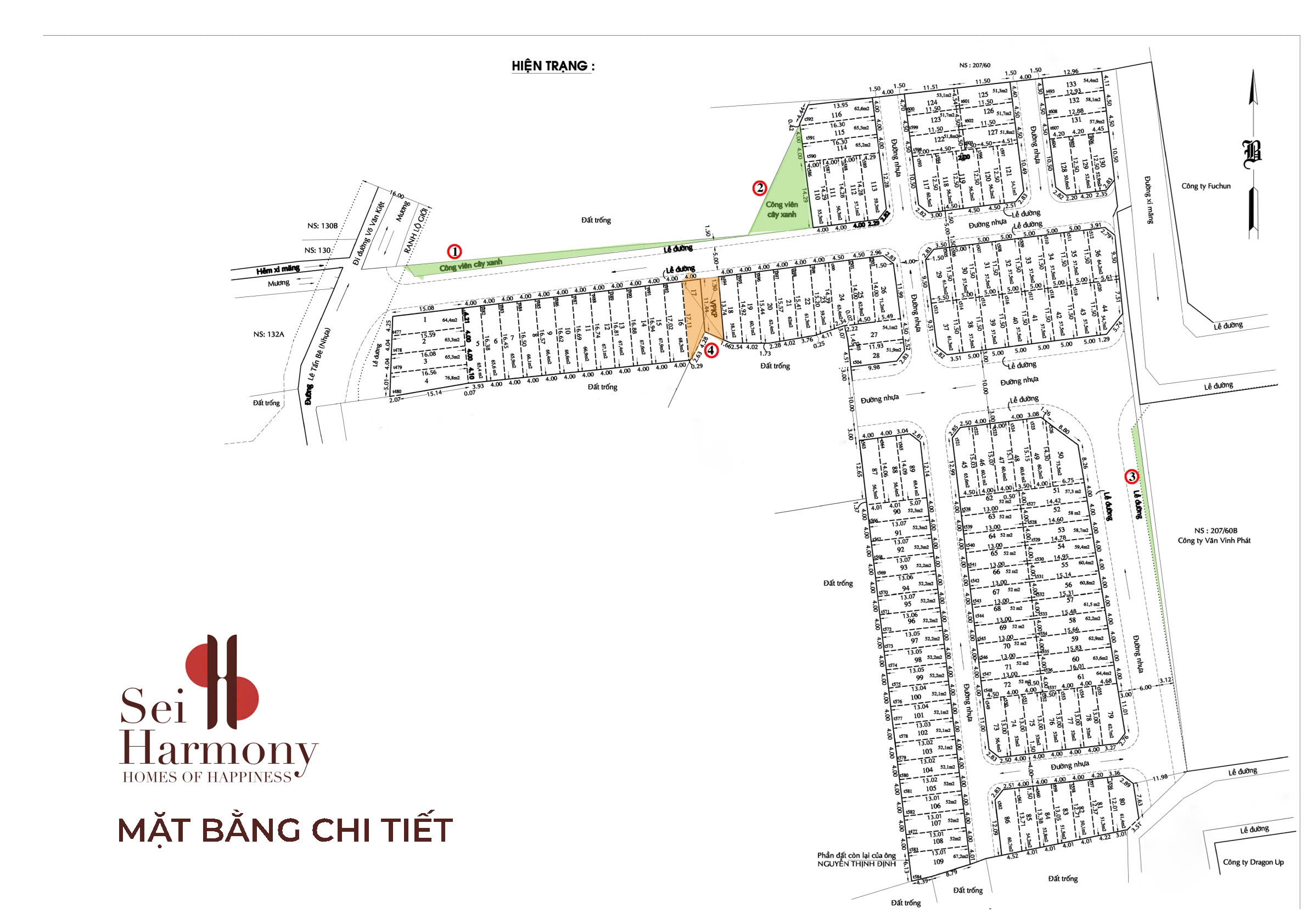 Mặt bằng chi tiết