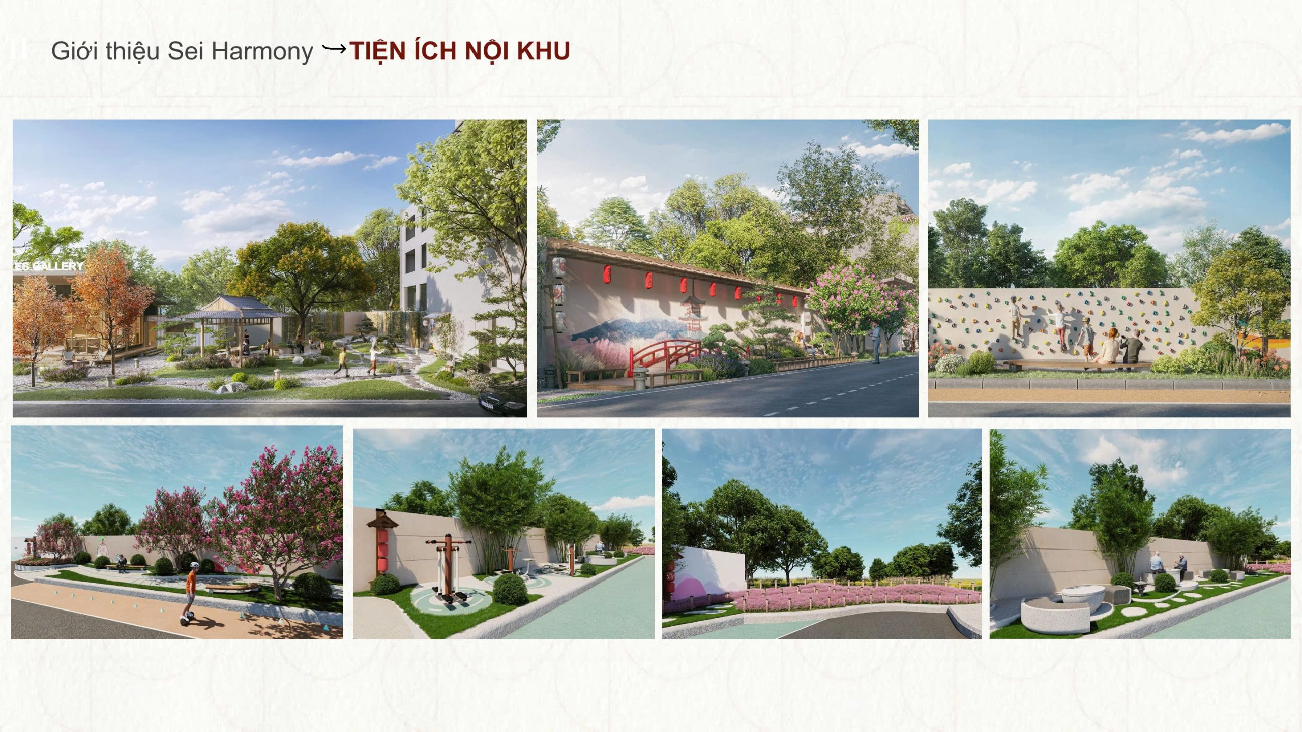 Tiện ích khu dân cư Sei Harmony