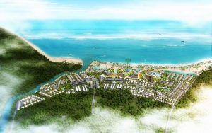 Phối cảnh dự án khu du lịch sinh thái biển Venezia Beach Village Bình Thuận