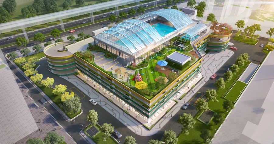Nhà để xe 5 tầng Vinhomes Ocean Park